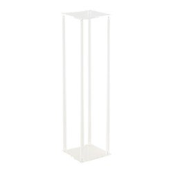 SUPPORT PLEXIGLAS CARRE  20 CM X 20 CM X 80 CM 