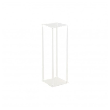 SUPPORT PLEXIGLAS CARRE  20 CM X 20 CM X 60 CM 