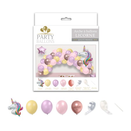 KIT ARCHE A BALLONS LICORNE 