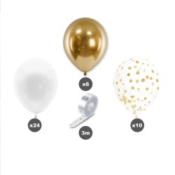 KIT ARCHE A BALLONS PARTY CHIC OR 