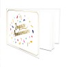 LIVRE D'OR 20 PAGES CONFETTI PARTY JOYEUX ANNIVERSAIRE 