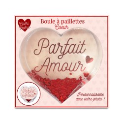 BOULE A PAILLETTES COEUR