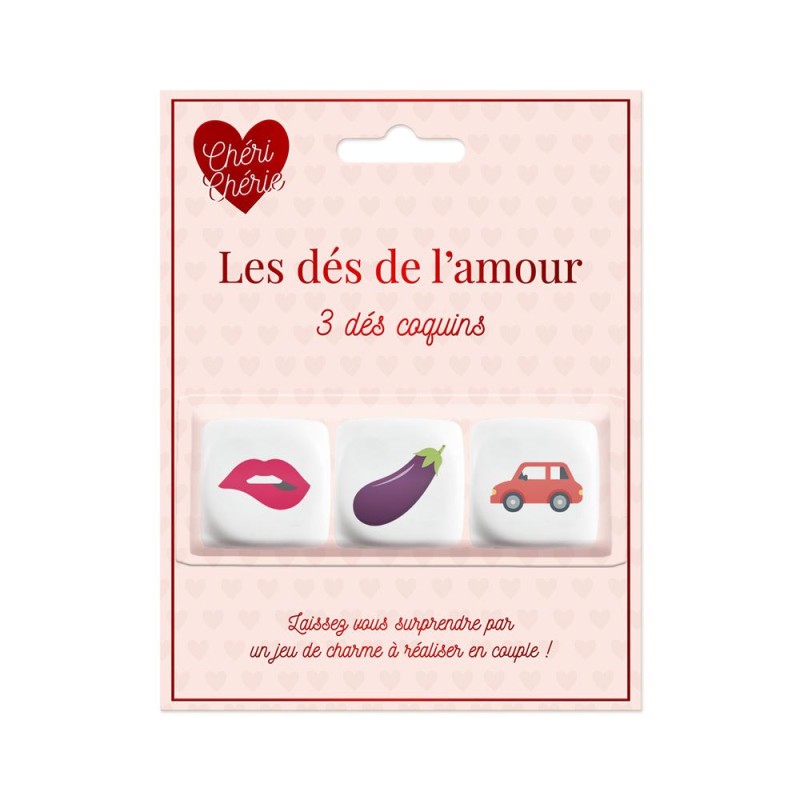 LES DES DE L'AMOUR OU DES COQUINS SAINT VALENTIN