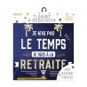 T-SHIRT RETAITE A DEDICACER BLEU ET OR