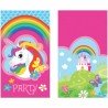 8 CARTONS D'INVITATION LICORNE 