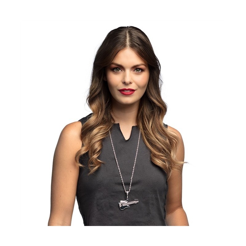 COLLIER GUITARE ARGENT  COLLIER GUITARE ARGENT