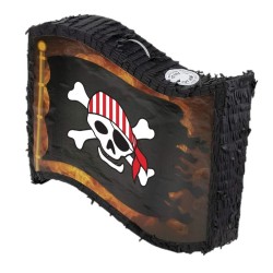 PINATA DRAPEAU DE PIRATE A TAPER 30.5 x 40 x 8 cm