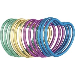 12 BRACELETS COEUR BRILLANT JOUET POUR PINATA