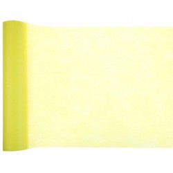 CHEMIN DE TABLE JAUNE 30 CM X 10 METRES 