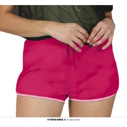 DEGUISEMENT SHORT ROSE FLUO