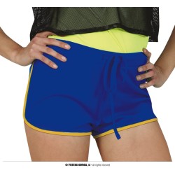 DEGUISEMENT SHORT BLEU FLUO