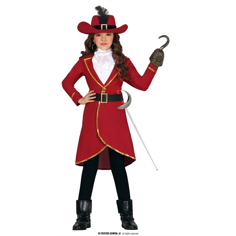 DEGUISEMENT ENFANT PIRATE CORSAIRE FILLE OU GARCON  TAILLE 7-9 ANS 