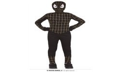 DEGUISEMENT SPIDER NOIR BLACK HEROS TAILLE 3-4 ANS