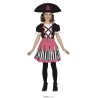 DEGUISEMENT PIRATE ROBE COURTE ROSE NOIRE ET BLANCHE TAILLE 3-4 ANS DEGUISEMENT PIRATE ROBE COURTE ROSE NOIRE ET BLANCHE TAILLE 3-4 ANS