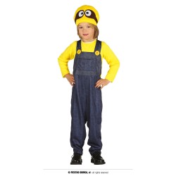 DEGUISEMENT MINION JAUNE TAILLE 5-6 ANS