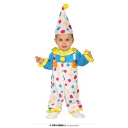 DEGUISEMENT BEBE CLOWN TYPE SALOPETTE TAILLE 12-18 MOIS