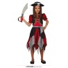 DEGUISEMENT ENFANT FILLE  PIRATE ROBE TAILLE 10-12 ANS 