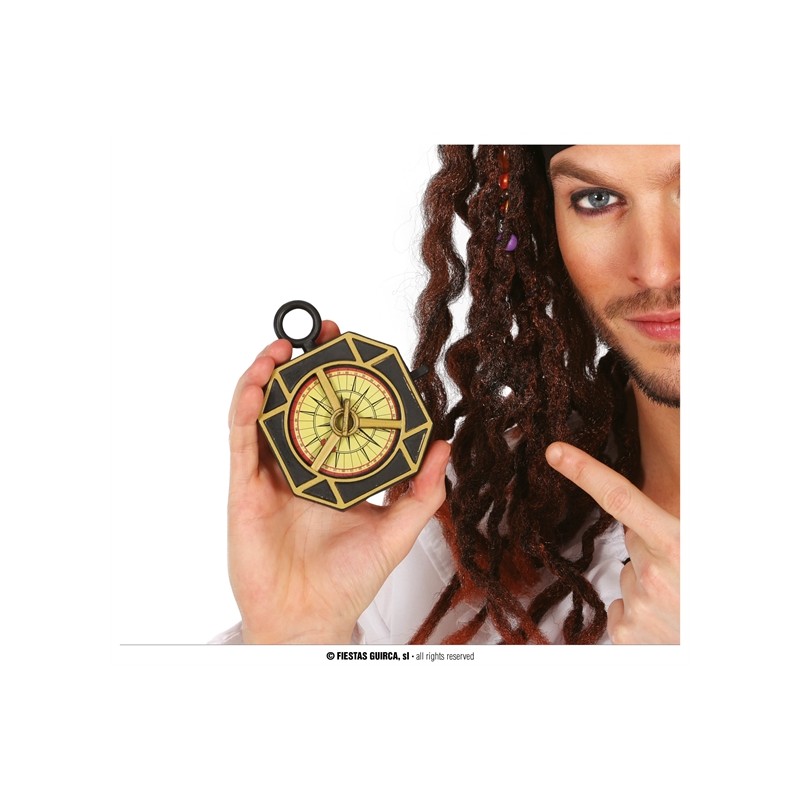 BOUSSOLE DE PIRATE OU AVENTURIER 10 CM