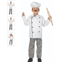 DEGUISEMENT CHEF CUISINIER TAILLE 7-9 ANS
