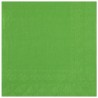 25 SERVIETTES PAPIER CRYSTAL VERT POMME 33 X 33 CM