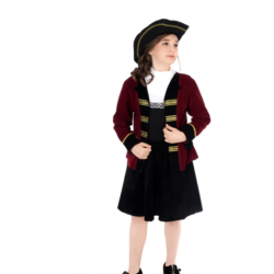 DEGUISEMENT ENFANT FILLE  PIRATE TAILLE 116 CM 