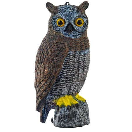 HIBOU OU CHOUETTE EN PLASTIQUE 40 CM