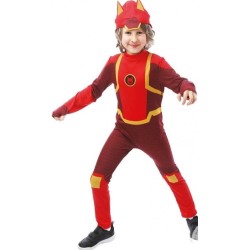 DEGUISEMENT ENFANT PETRONIX DEFENDER ROUGE TAILLE 7-9 ANS