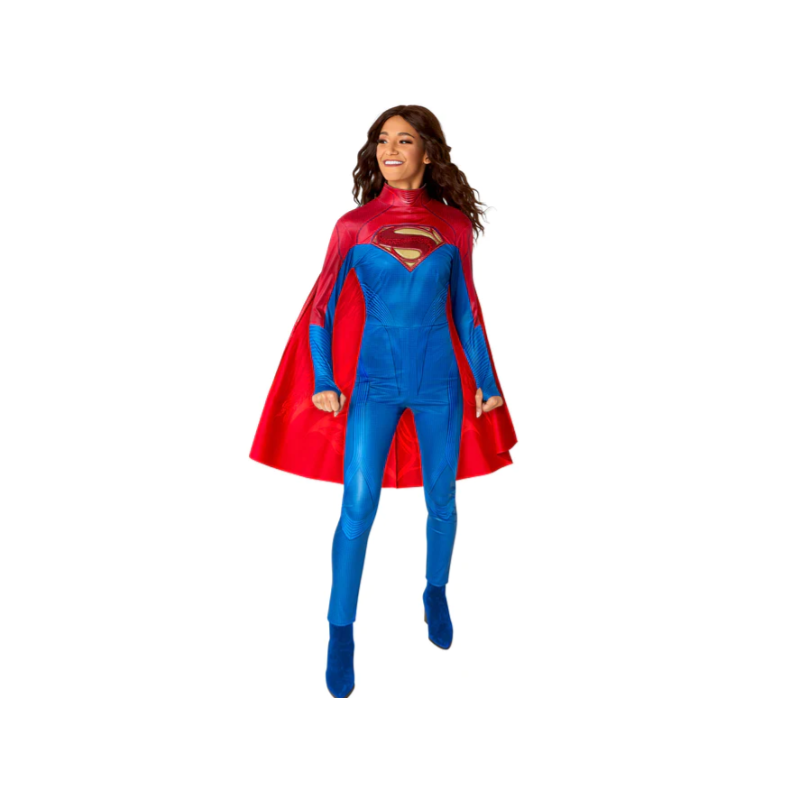 DEGUISEMENT SUPERGIRL DC COMICS COMBINAISON + CAPE TAILLE S