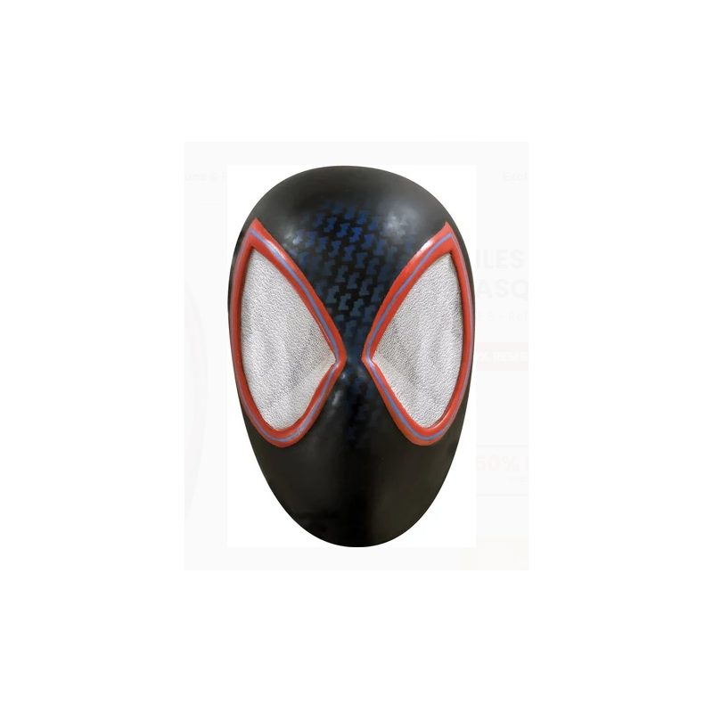 MASQUE RIGIDE SPIDERMAN MILES MORALES NOIR