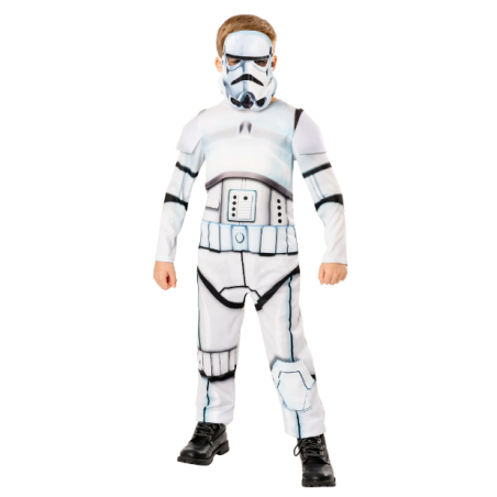 DEGUISEMENT ENFANT STORMTROOPER  STAR WARS TAILLE 9-10 ANS 