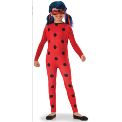 DEGUISEMENT FILLE LADYBUG MIRACULOUS TAILLE 5-6 ANS 