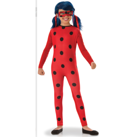 DEGUISEMENT FILLE LADYBUG MIRACULOUS TAILLE 7-8 ANS 