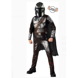 DEGUISEMENT ADO MANDALORIAN VERSION REMBOUREE TAILLE XL 9-10 ANS 