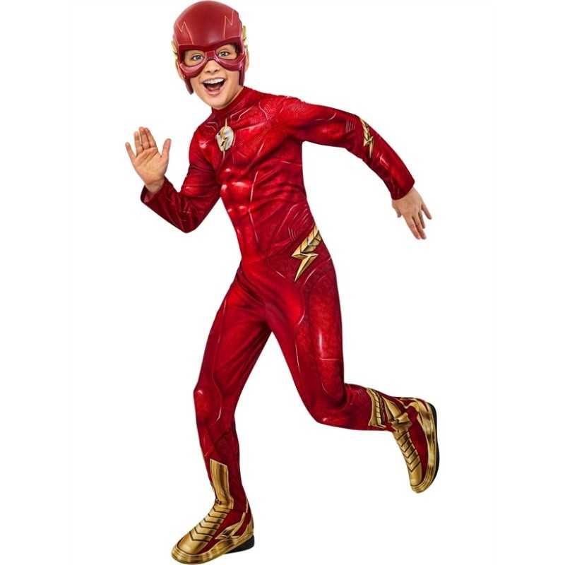 DEGUISEMENT SUPERHEROS THE FLASH MOVIE SUPER HEROS DC COMICS TAILLE 5-6 ANS