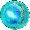 BALLON METALLIQUE ROND GLITTER TIFFANY 46CM  BALLON METALLIQUE ROND GLITTER TIFFANY 46CM