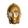 MASQUE VACUFORM C3PO ADULTE STAR WARS MASQUE VACUFORM C3PO ADULTE STAR WARS
