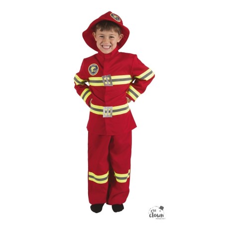 DEGUISEMENT ENFANT POMPIER TAILLE 5-6 ANS 