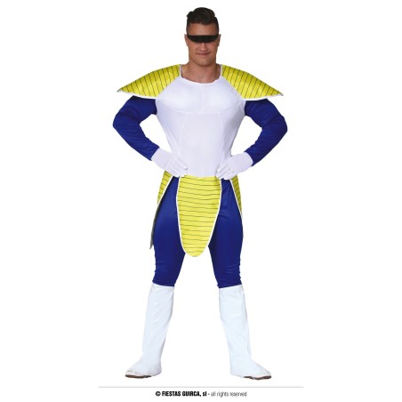 DEGUISEMENT SPACE SAMURAI VEGETA SAIYAN TAILLE L 