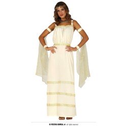 DEGUISEMENT DEESSE GRECQUE OU ROMAINE BLANCHE TAILLE M