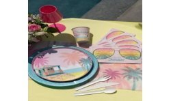 20 SERVIETTES HELLO SUMMER OU ETE 40 X 33 CM 