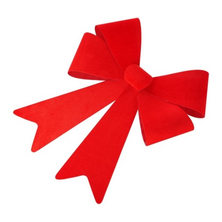 NOEUD VELOURS ROUGE MAXI 50.8 X 66 CM 