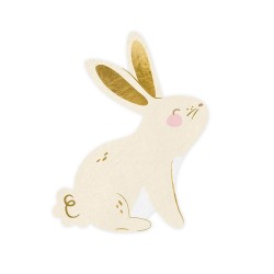 20 SERVIETTES LAPIN 12.5 X 16 CM 