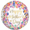 BALLON METALLIQUE ORBZ 38CM HAPPY MOTHER'S DAY 