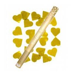 CANON CONFETTIS COEUR DORE 60 CM