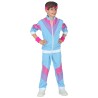 DEGUISEMENT ENFANT 80'S JOGGING FLUO TAILLE 128 CM