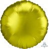 BALLON METALLIQUE ROND SATIN 43CM LEMON CITRON VERT  BALLON METALLIQUE ROND SATIN 43CM LEMON CITRON VERT