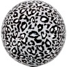 BALLON METALLIQUE ORBZ 38CM X 40CM LEOPARD DES NEIGES  BALLON METALLIQUE ORBZ 38CM X 40CM LEOPARD DES NEIGES