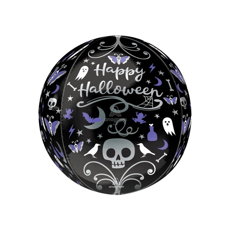 BALLON METALLIQUE ORBZ 38CM X 48CM HAPPY HALLOWEEN 