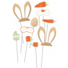 10 ACCESOIRES PHOTO BOOTH LAPIN DE PAQUES 