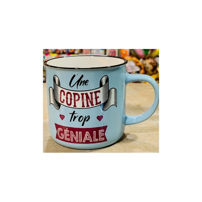 MUG COULEUR UNE COPINE TROP GENIALE